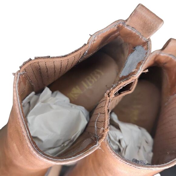 Sam & Libby Faux Leather Combat Booties Boots - Picture 8 of 15